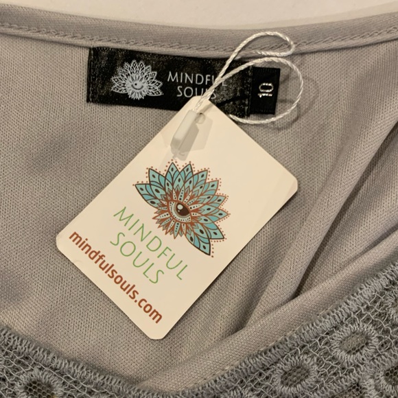 Brand New Mindful Souls Grey Lace. Dress size 10 - Picture 5 of 5
